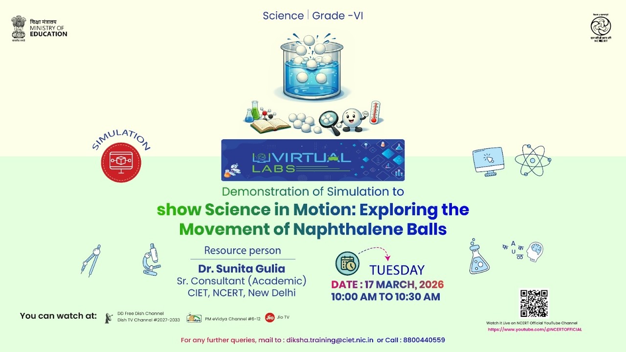 Demonstration of Simulation to show Science in Motion: Exploring the Movement of Naphthalene Balls