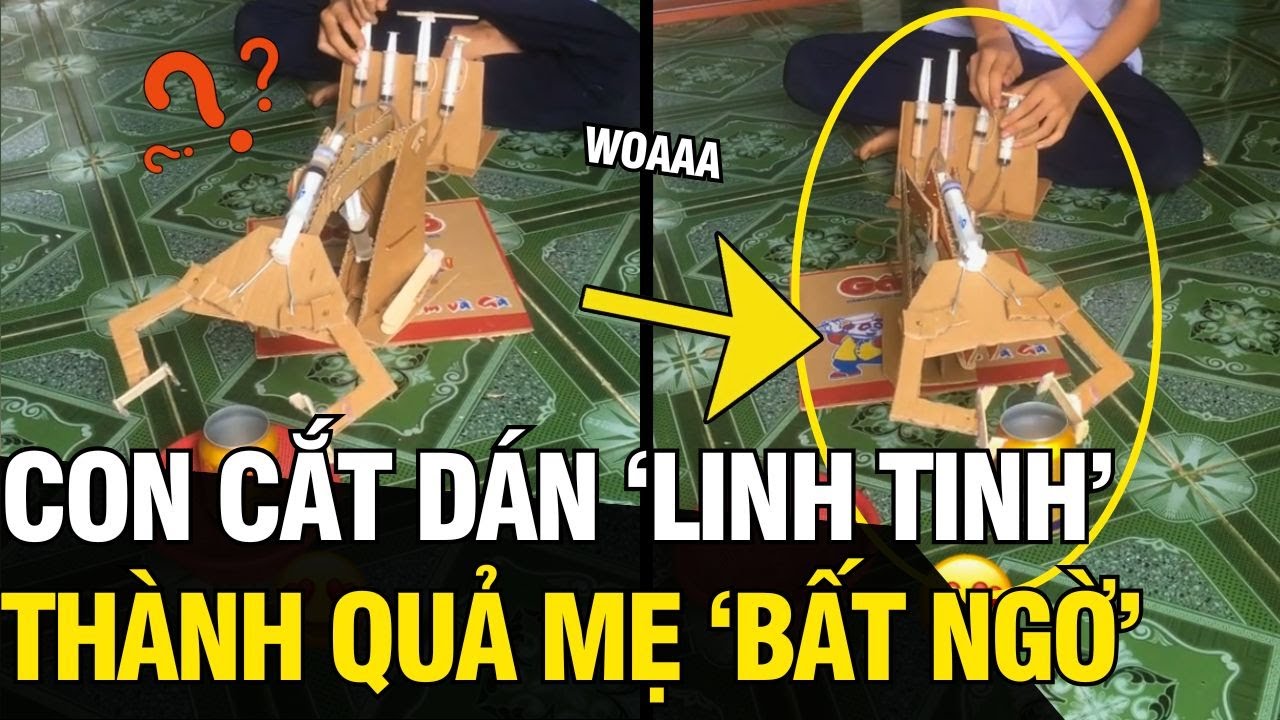 Tưởng con CẮT DÁN LINH TINH, không ngờ THÀNH QUẢ khiến ai cũng TRẦM TRỒ  | Tin Ngắn 3 Phút