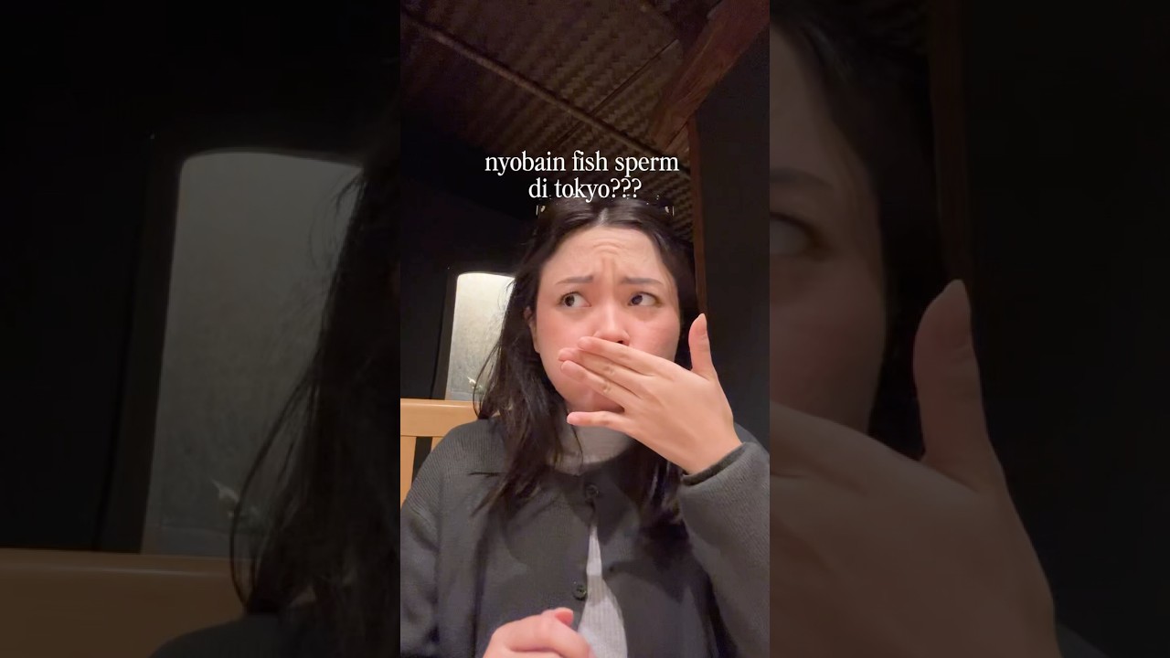 Tried Fish Sperm in Tokyo 🤯 
