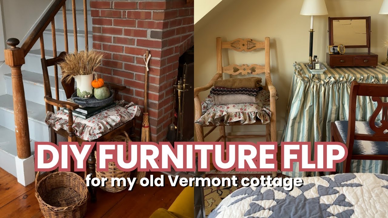 DIY HOME DECOR for my old Vermont cottage | VLOG