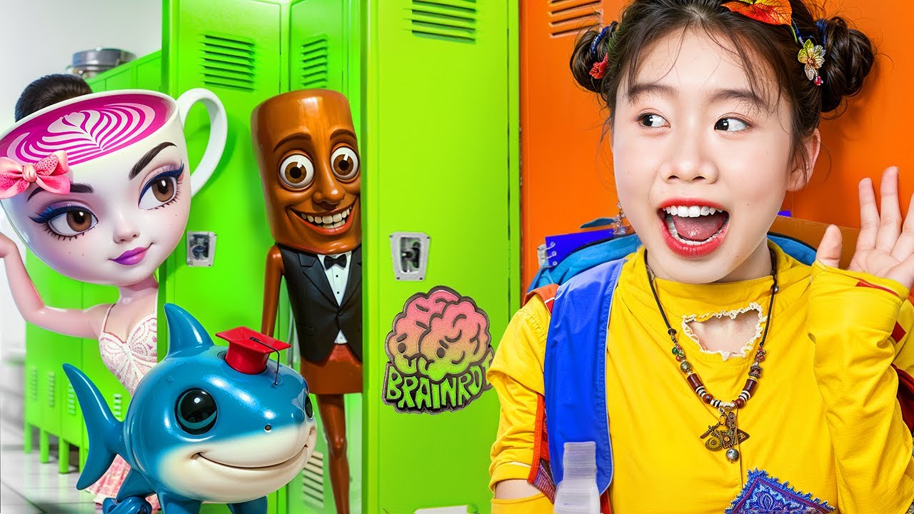 Ngày Đầu Tiên Của Baby Doll Nghèo Ở Trường Brainrot!