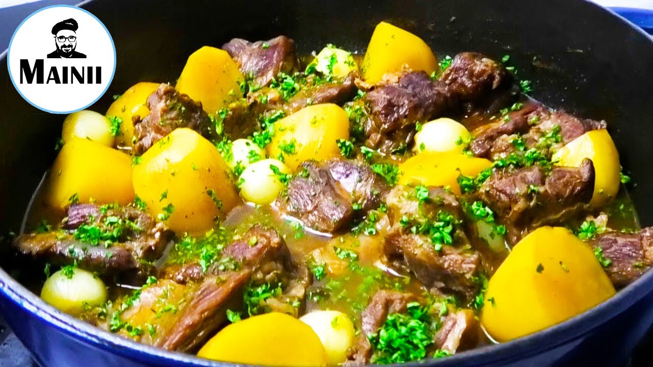 Navarin de Mouton recipe / Französisches Lammragout Rezept