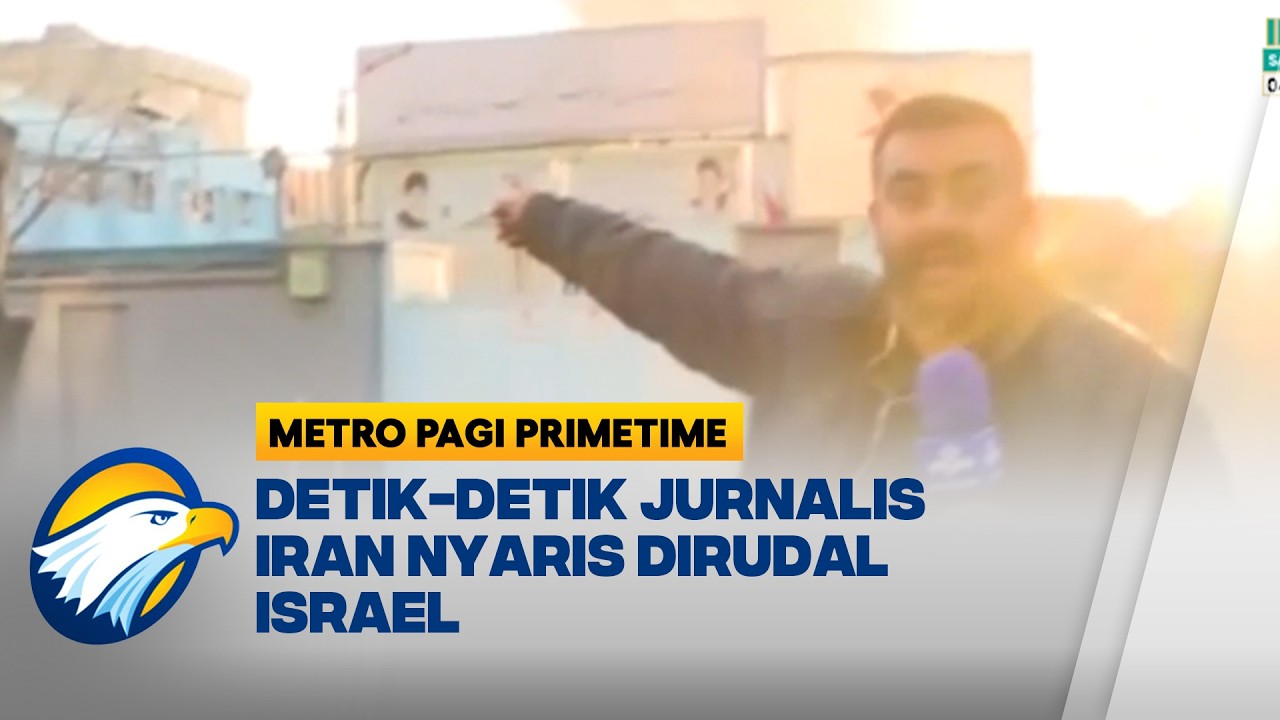 Jurnalis Iran Nyaris di Rudal Saat Melaporkan Kondisi  'Hor Square'  - [Metro Pagi Primetime]