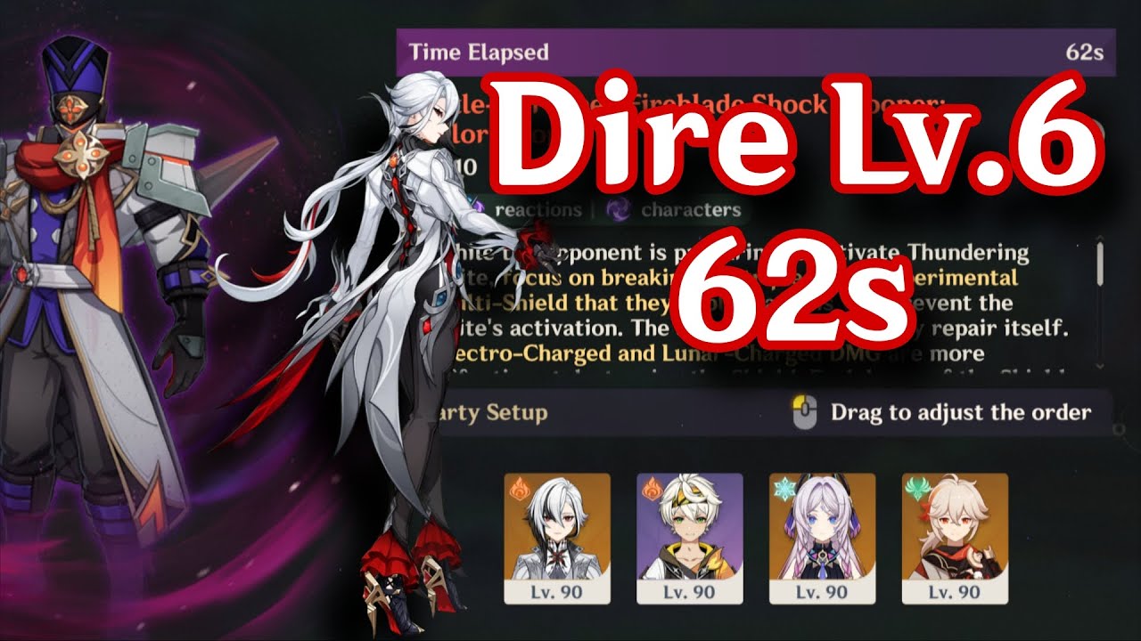 [6.3 Stygian Onslaught] C3 Arlecchino 62s DIRE shock trooper