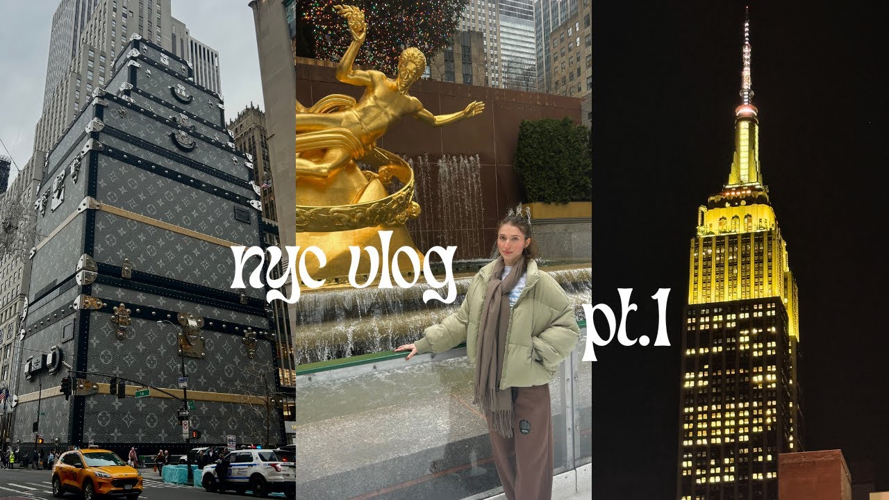 winter vacation in NYC | ice skating at Rockefeller & more!