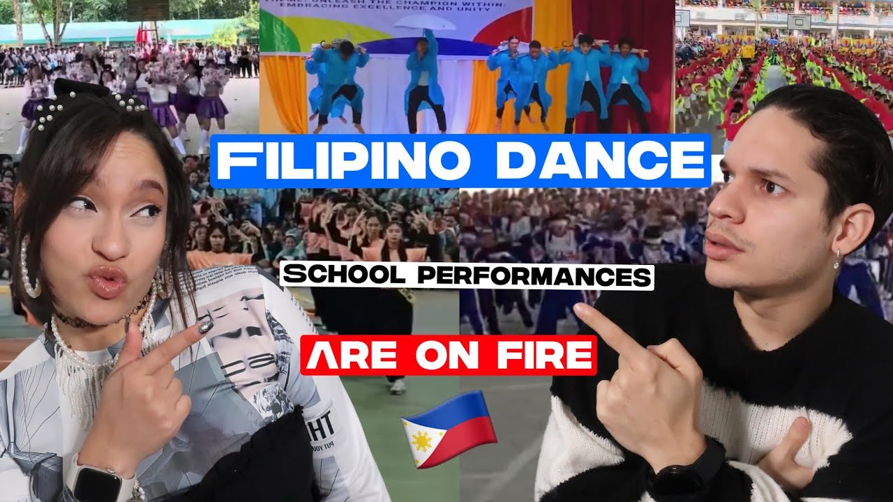 They can also DANCE!? Latinos react to VIRAL Filipino Dance Performances in SCHOOLS!