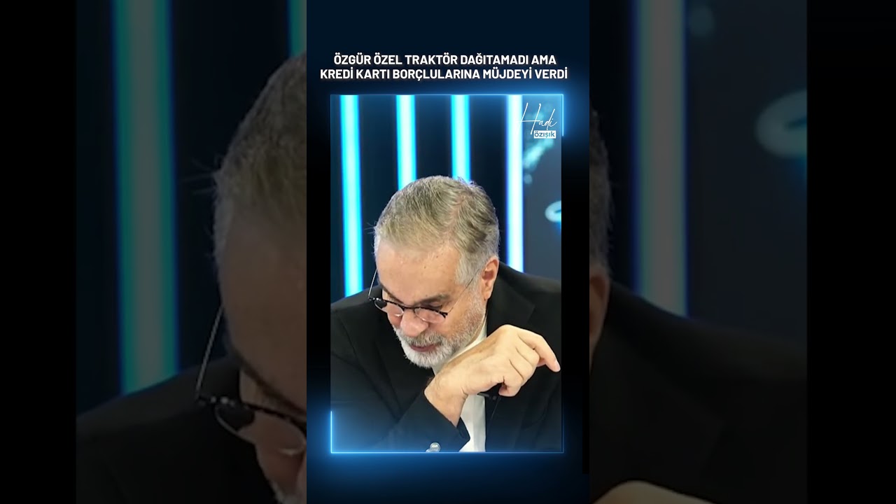 Herkese trakt&ouml;r verecekti &Ouml;zg&uuml;r &Ouml;zel'in kredi kartı bor&ccedil;lularına vaadine bakın!