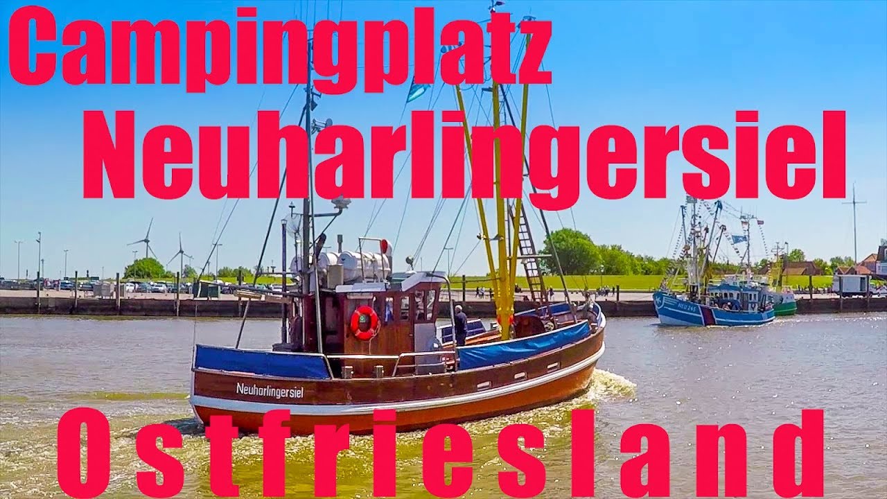 Nordsee - Camping - Neuharlingersiel, in toller Lage direkt hinter dem Deich am Meer in Ostfriesland