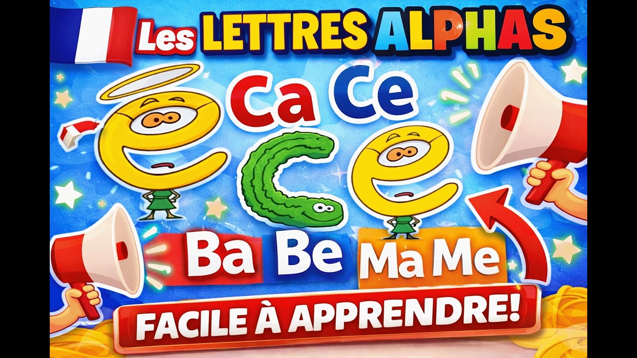 Les alphas avec A en lecture de syllabe. En image et en lettres.