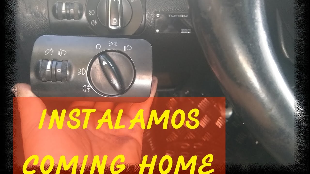 Como Instalar Switch de Luces automáticas, coming Home - leaving Home | Seat Leon Mk1