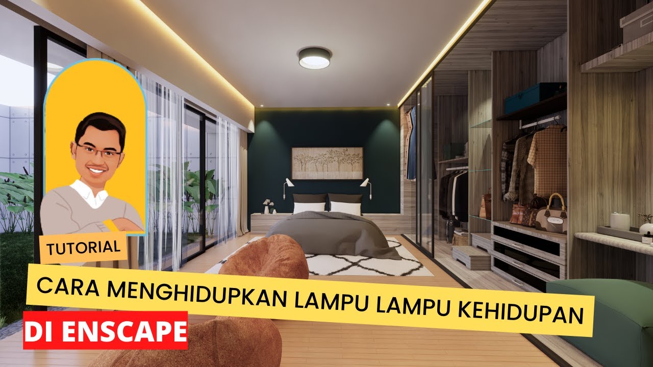 TUTORIAL ENSCAPE - CARA BIKIN LAMPU DI ENSCAPE SKETCHUP