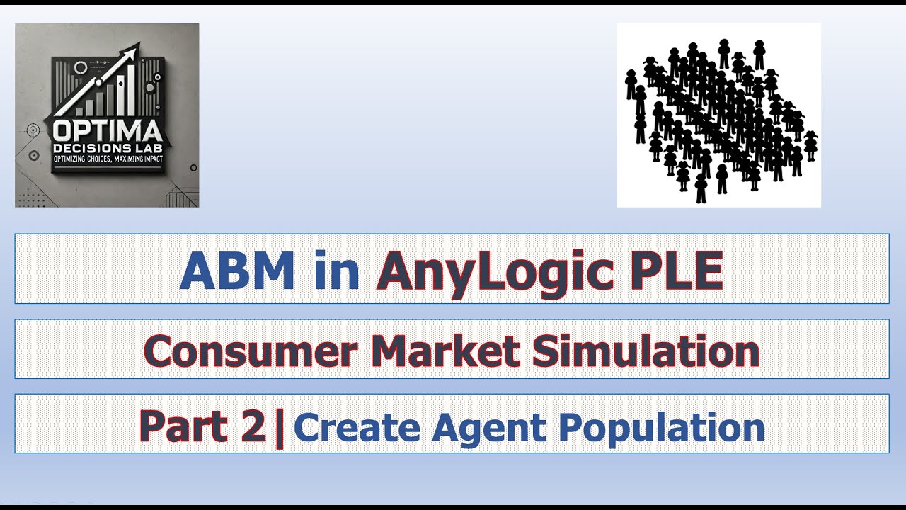AnyLogic ABM Tutorial Part 2 | Setting Up the Consumer Population