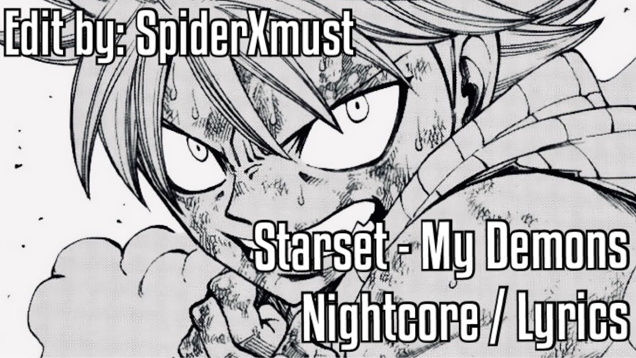 Starset - My Demons / Nightcore + Lyrics 🖤🖤🤍🤍