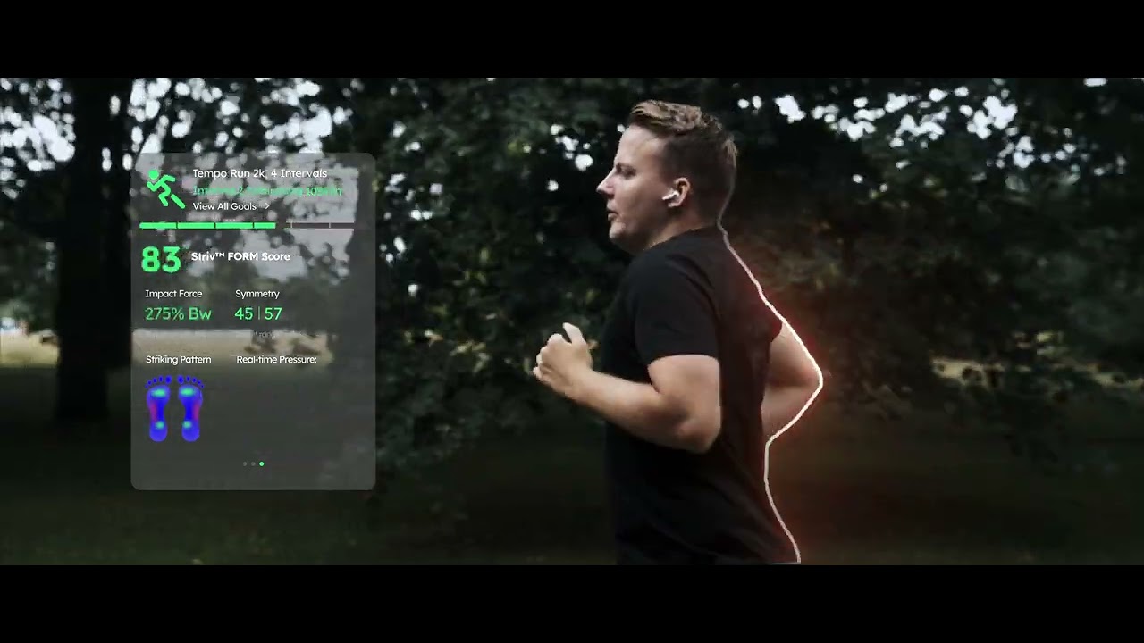 Meet Striv™: Biomechanics Lab Underfoot, AI Coach at Your Side