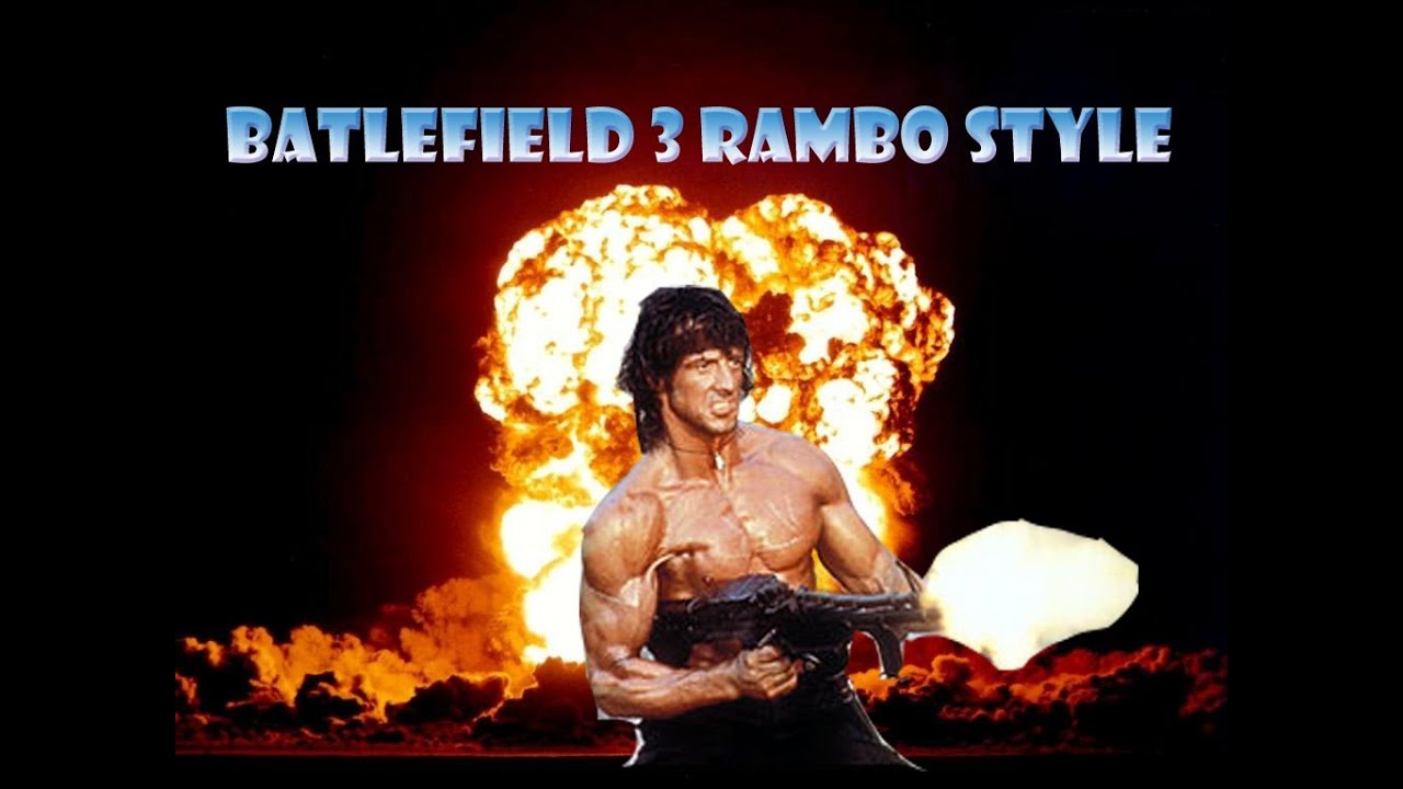 Battlefield 3 Rambo Style M60 highlights