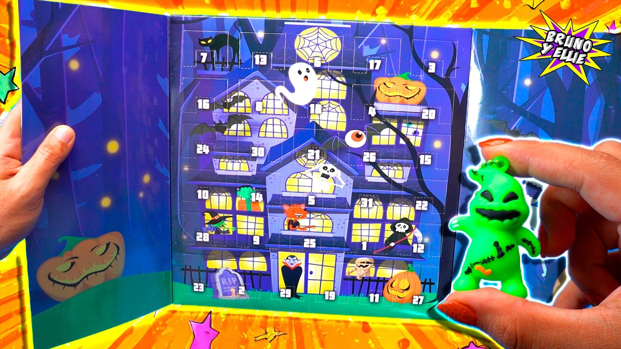 Calendarios de Halloween con sorpresas - Bruno y Ellie