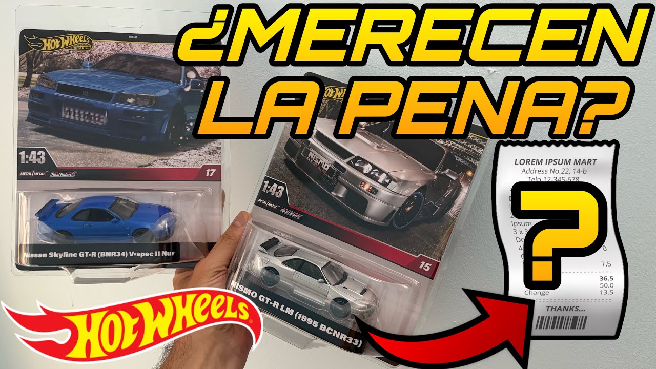 ¿ Merecen la pena los Hot Wheels Premium 1/43?