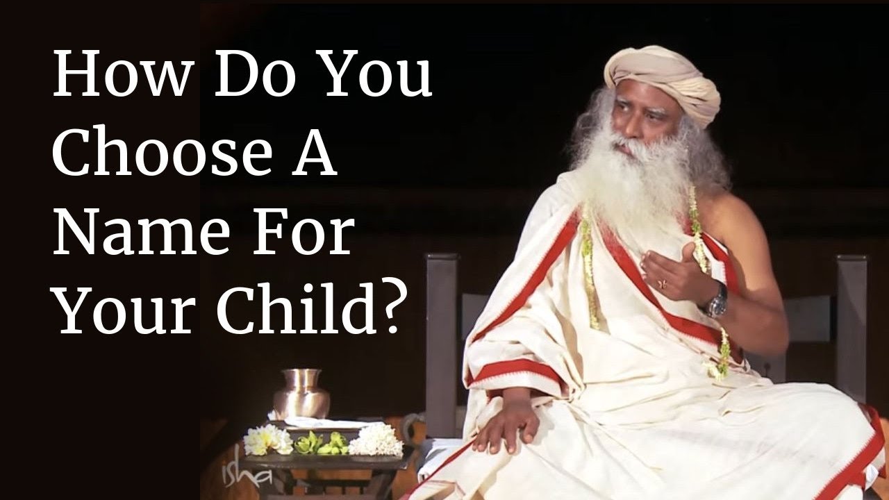 How Do You Choose A Name For Your Child? | Sadhguru | Shemaroo Spiritual Life