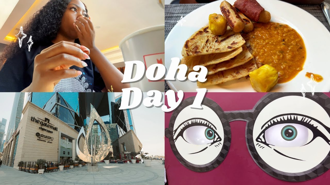 First Day in Doha on 5 Hours of Sleep 😭 | Breakfast Chaos, Coffee Fail & Exploring