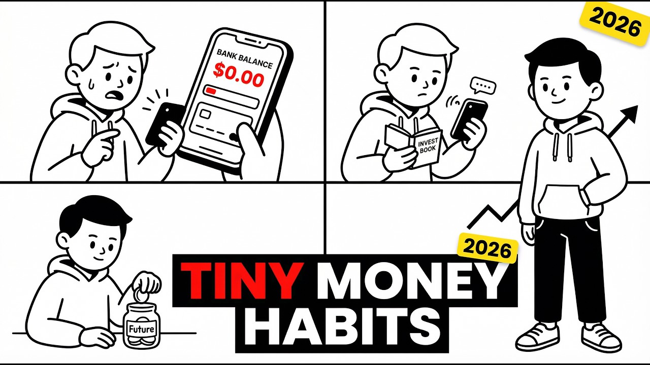8 TINY habits to become financially literate in 2026 (no body reaches this.)