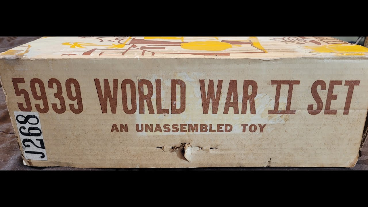 Marx #4182 (Sears #5939) WWII Battleground Europe Playset