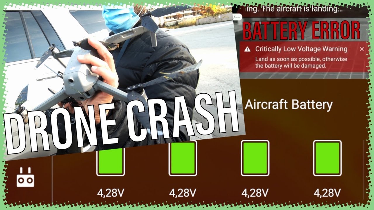 Mavic Air 2 Crash & DJI Mavic 2 Pro Battery Error