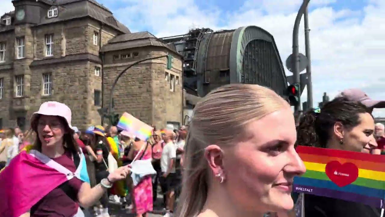 Hamburg 🇩🇪 Pride Parade 🏳️‍🌈CSD 2023 HDR 60fps 4K