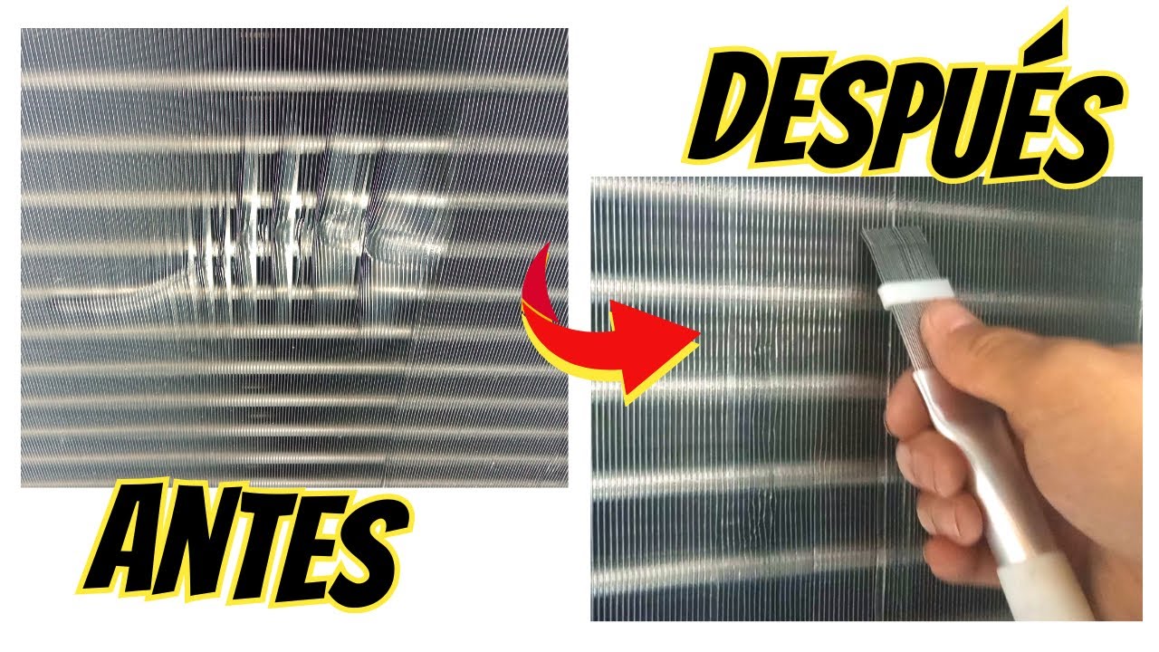 Como Enderezar Aletas del Aire Acondicionado, Radiador o Serpentín