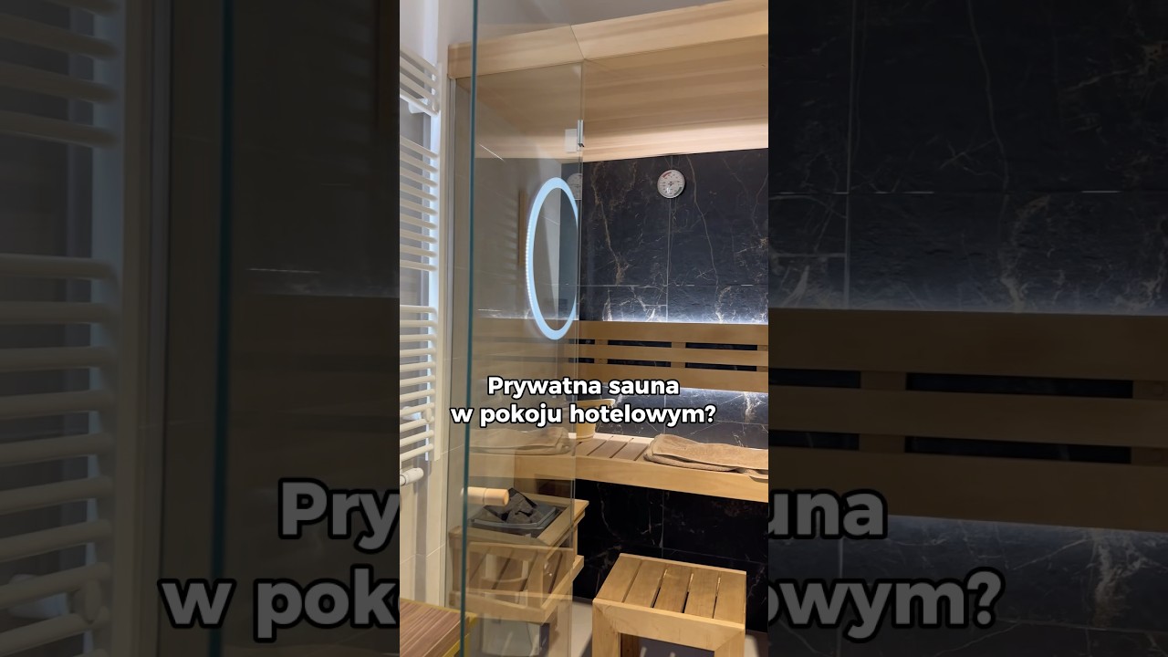 Prywatna sauna w pokoju hotelowym? 🏔️✨ #podr&oacute;że #gdzienanarty #gdzienaweekend [zaproszenie]