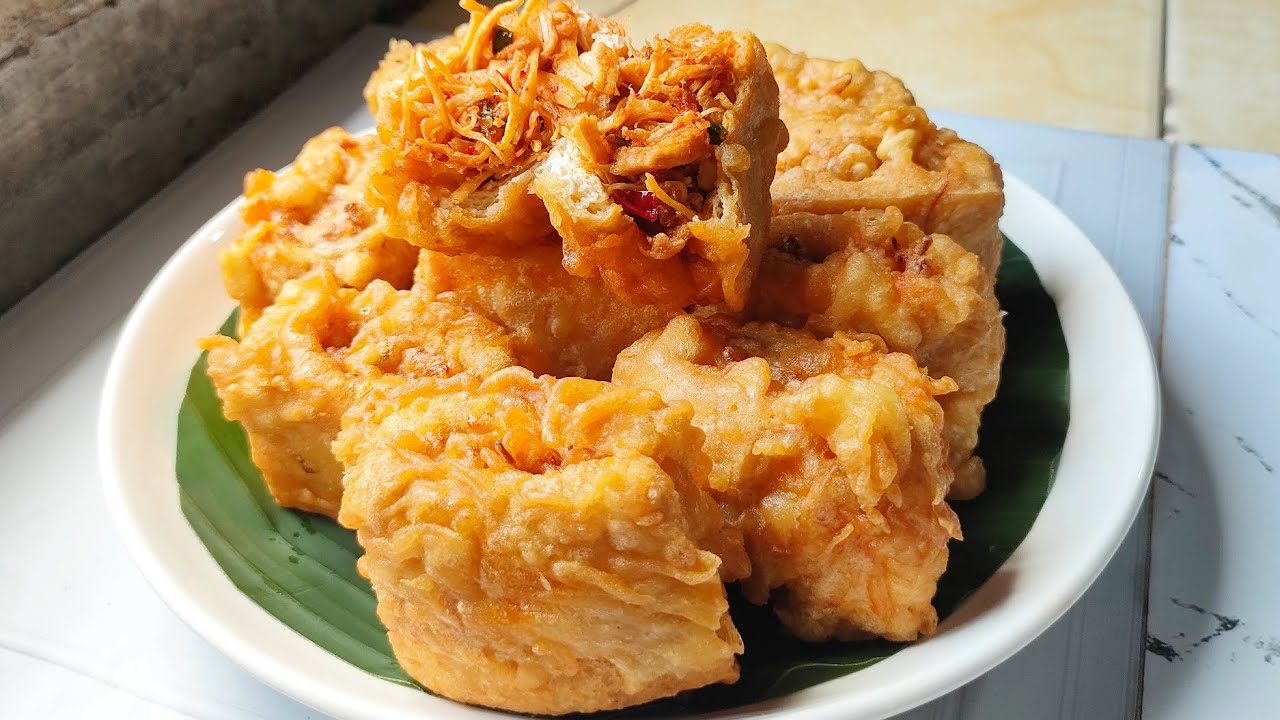 TAHU PEDAS JELETOT ISIAN AYAM SUWIR PEDAS YANG ENAK BANGET BISA UNTUK IDE JUALAN