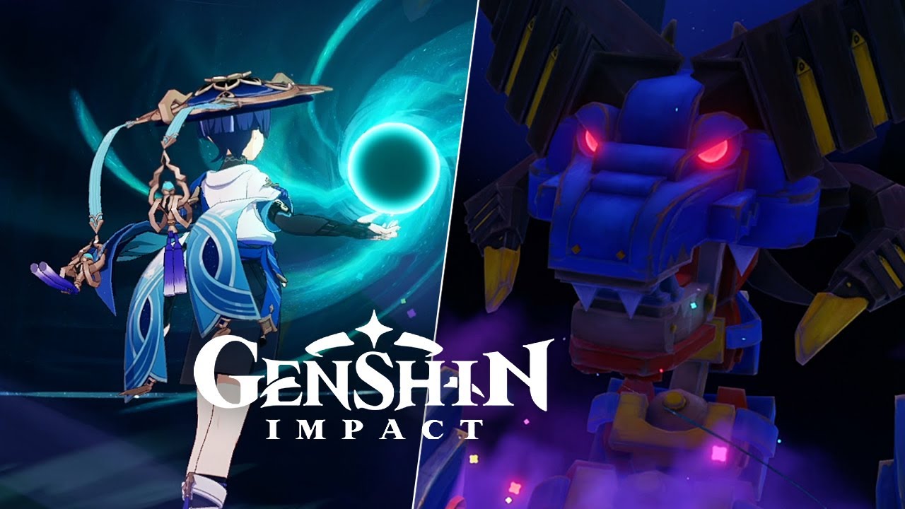 Wanderer Versus Durin The Dragon Cutscene Animation | Summertide Scales And Tales | Genshin Impact