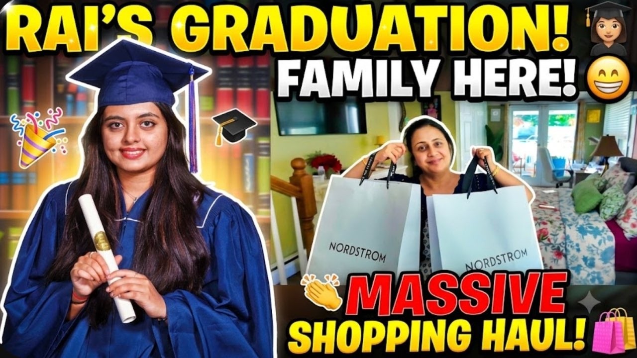 Excited, Family Is Coming For Rai's GRADUATION 😁 | Shopping Haul 🛍| Simple Living Wise Thinking