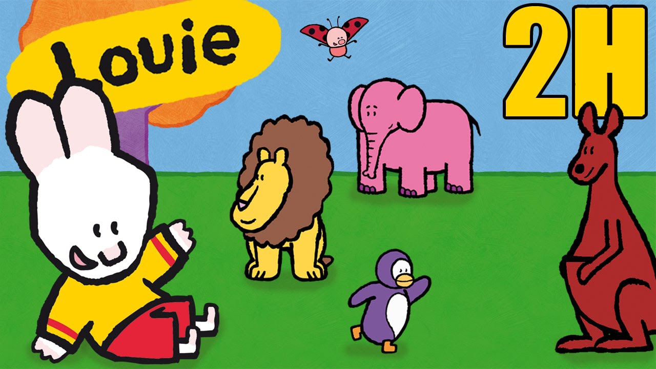 2 Stunden Louie, mal mir den Zoo | Lebendige bildungs malen für kinder
