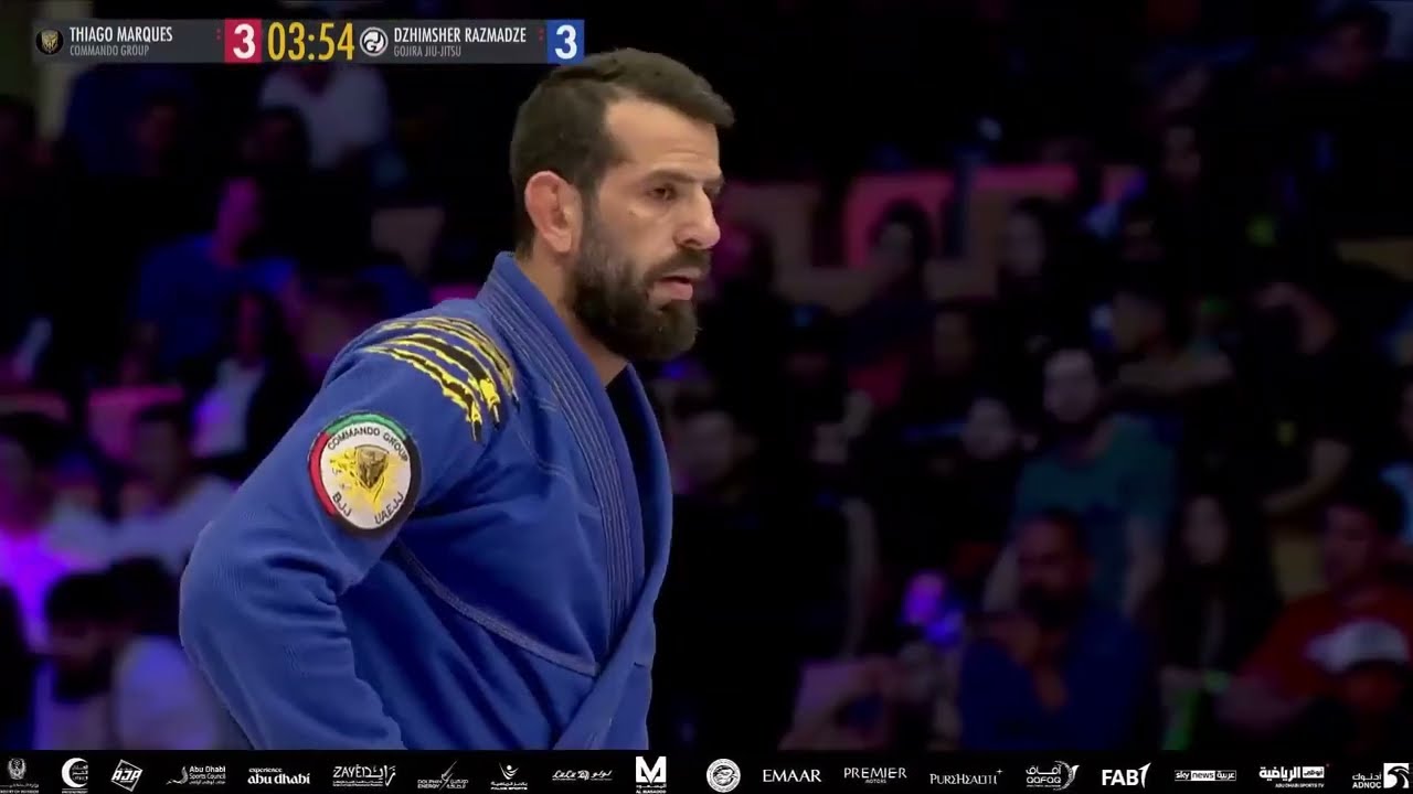 THIAGO BARRETO vs DZHINSHER RAZMADZE  -  WORLD PRO JIU-JITSU ABU DHABI 2023
