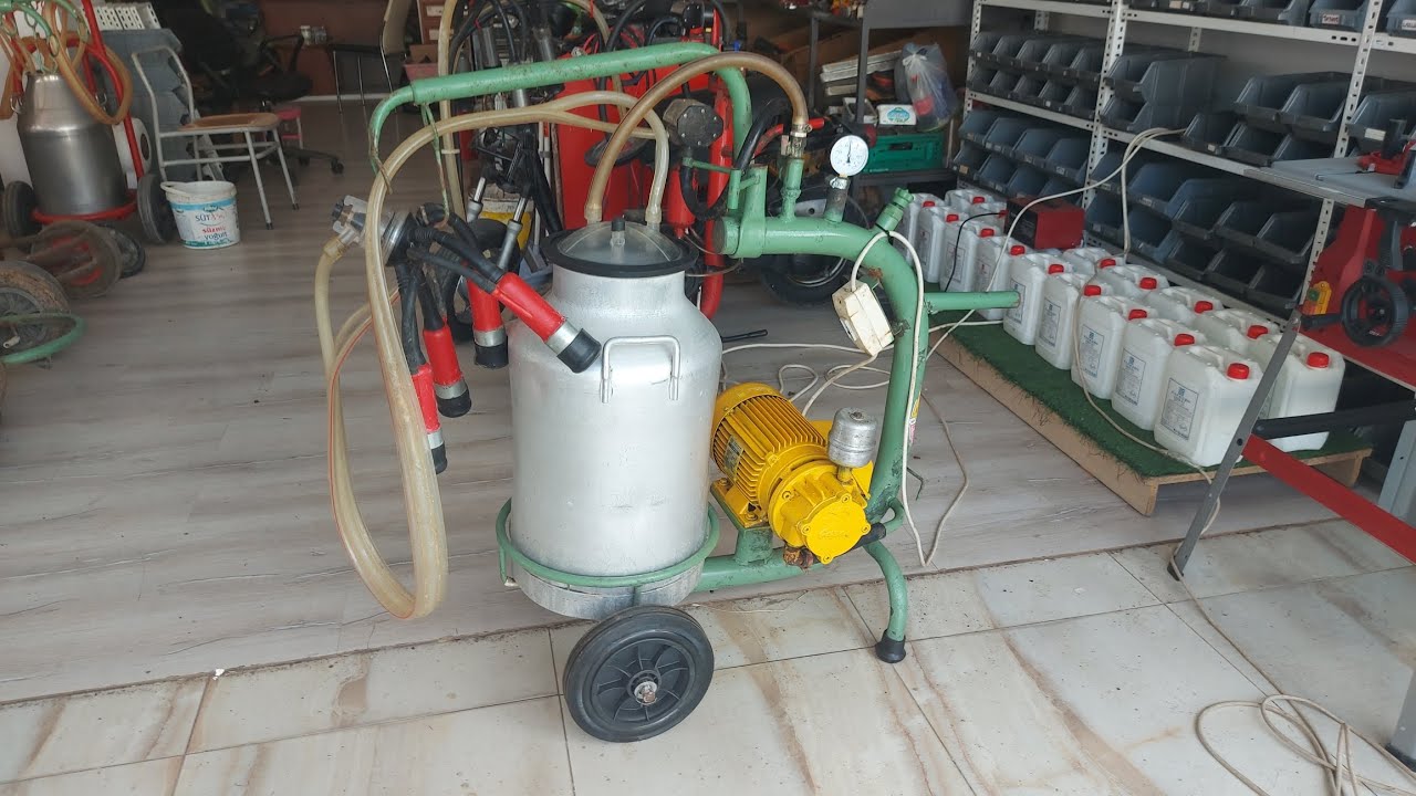 albino süt sağma makinasi  #Çapar süt sağma makinasi #hava yapmıyor