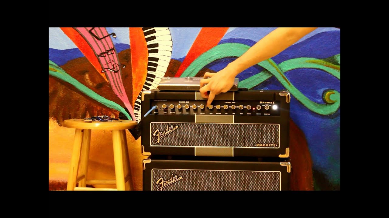 Leitz Music Fender Machete Head & Cab Demo and Play Through 2012 with Fender Select Telecaster