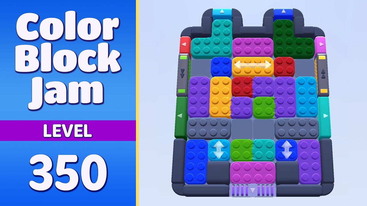 Color Block Jam, уровень 350 | Все головоломки решены! 🎯