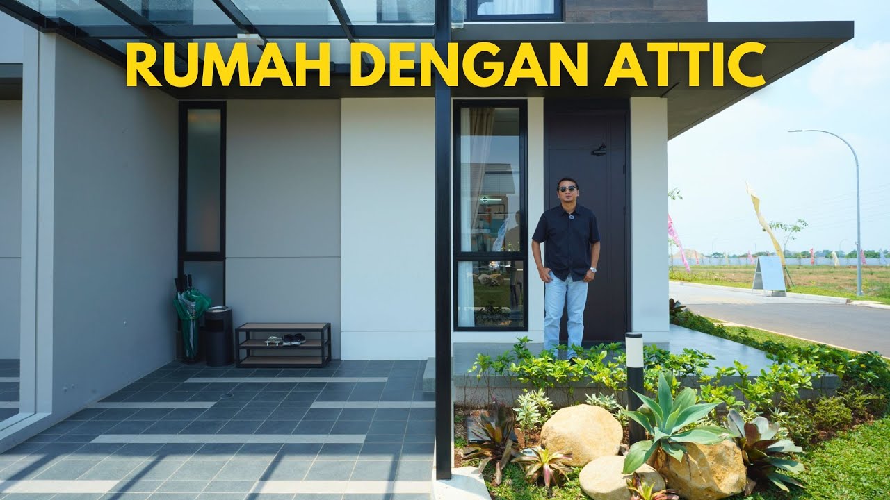 Rumah Modern Tropis 6x10 Dengan Banyak Kamar di Summarecon Crown Gading