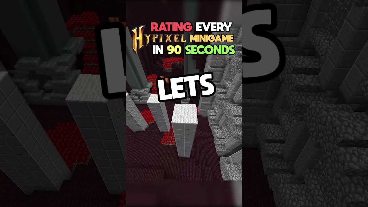 Minecraft: The UNQUESTIONABLE Hypixel Minigames Tier List