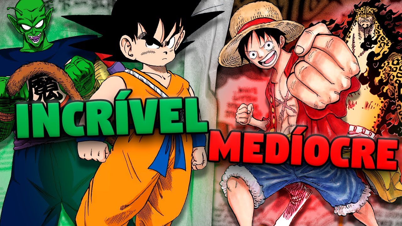 DRAGON BALL ME MOSTROU QUE AS LUTAS DE ONE PIECE TEM GRANDES PROBLEMAS...
