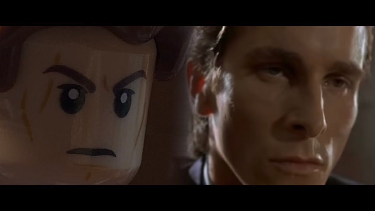 LEGO American Psycho Card Scene - Side by Side Comparison