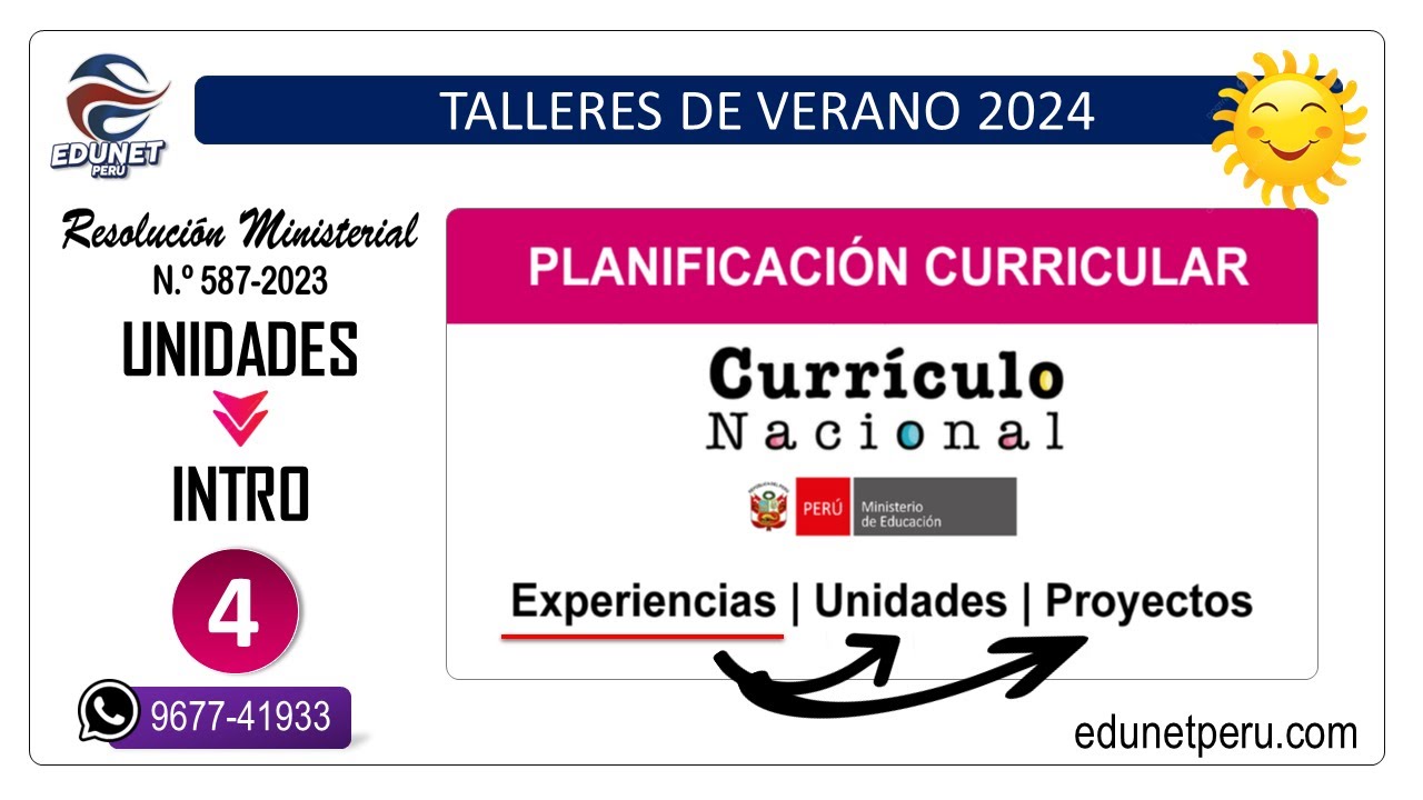 Unidades de Aprendizaje 2024  - 04 | RM 587-2023 - MINEDU