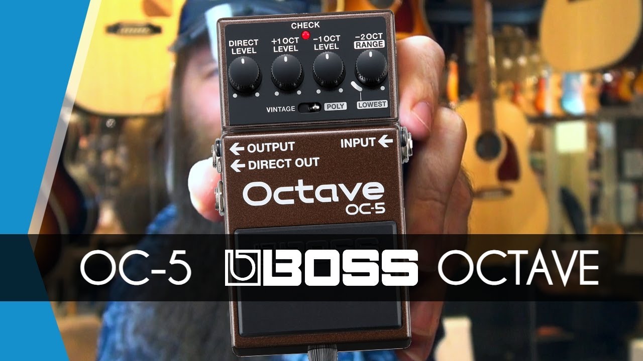 Introducing: The Boss OC5 Octave Pedal