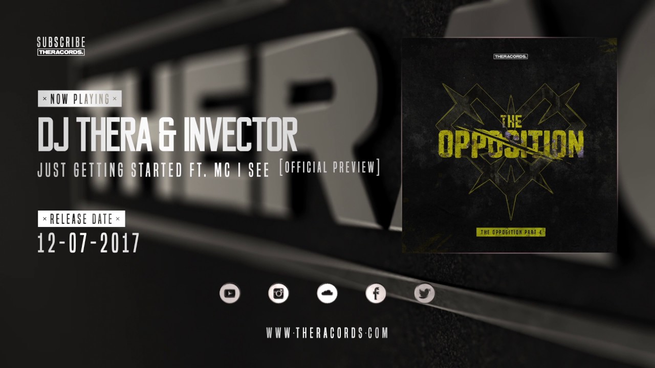 Dj Thera & Invector - Just Getting Started feat. MC I See (THER-213) Official Preview