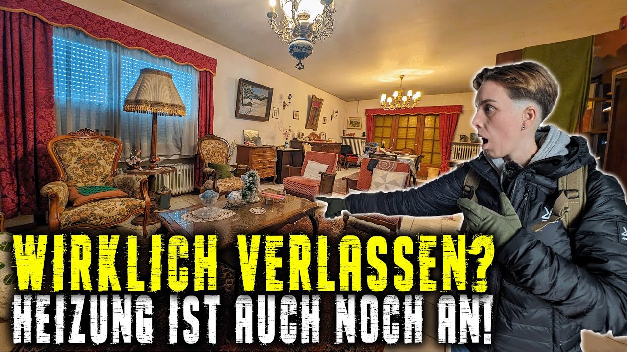 FAMILIE FLUCHTARTIG VERSCHWUNDEN! HAUSTÜR STAND NOCH OFFEN!