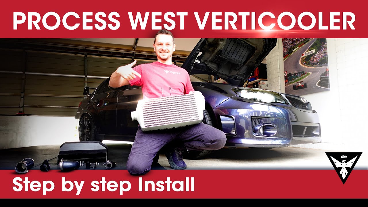 Installing a Process West Verticooler on a G3 08-14 WRX