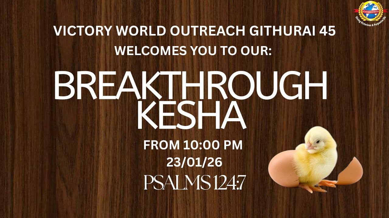 23/01/2026 SUNDAY SERVICE | BREAKTHROUGH KESHA- REV ZABLON NANDWA