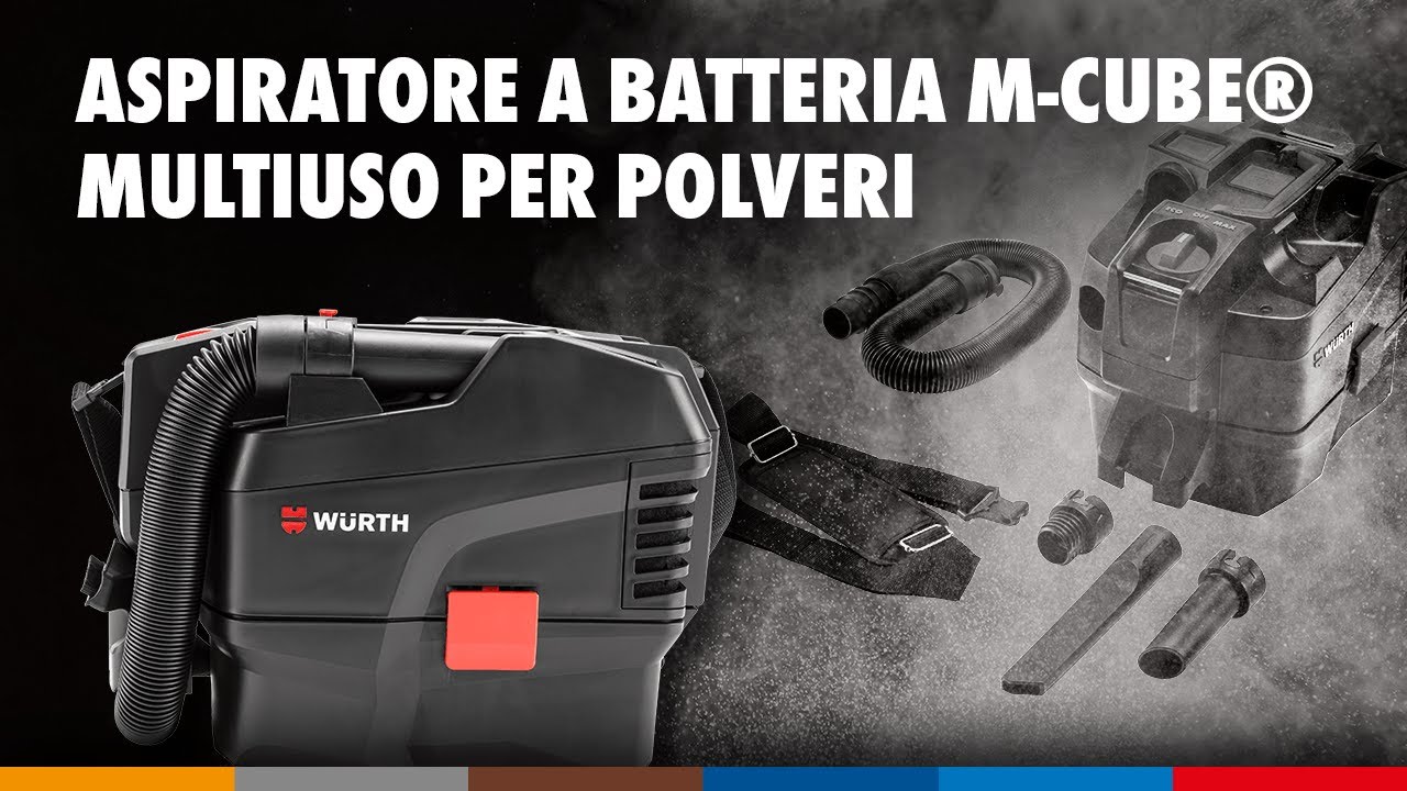 W&uuml;rth | Aspiratore a batteria M-CUBE&reg; multiuso per polveri