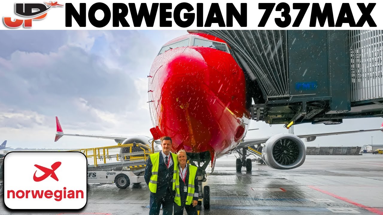 Norwegian 737MAX Cockpit from Sunny Croatia to Stormy Copenhagen