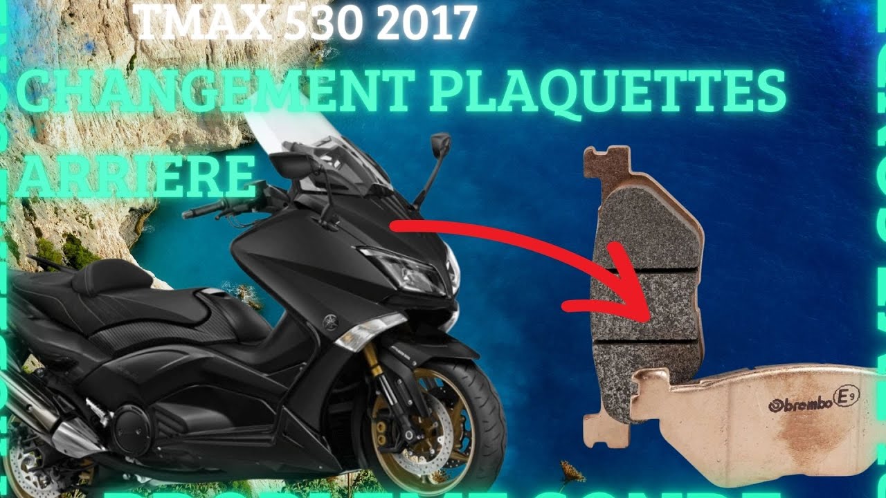 CHANGEMENT PLAQUETTES ARRIERE YAMAHA TMAX 530 2013 à 2017